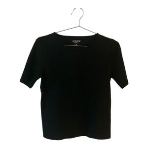 J. Crew Classic Black Slim Perfect Fit Tshirt